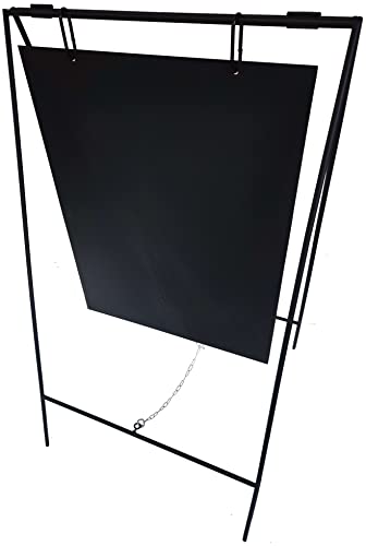 Amazon | アイアン看板 A型 折りたたみ 無地 スタンド ブラック 美容室